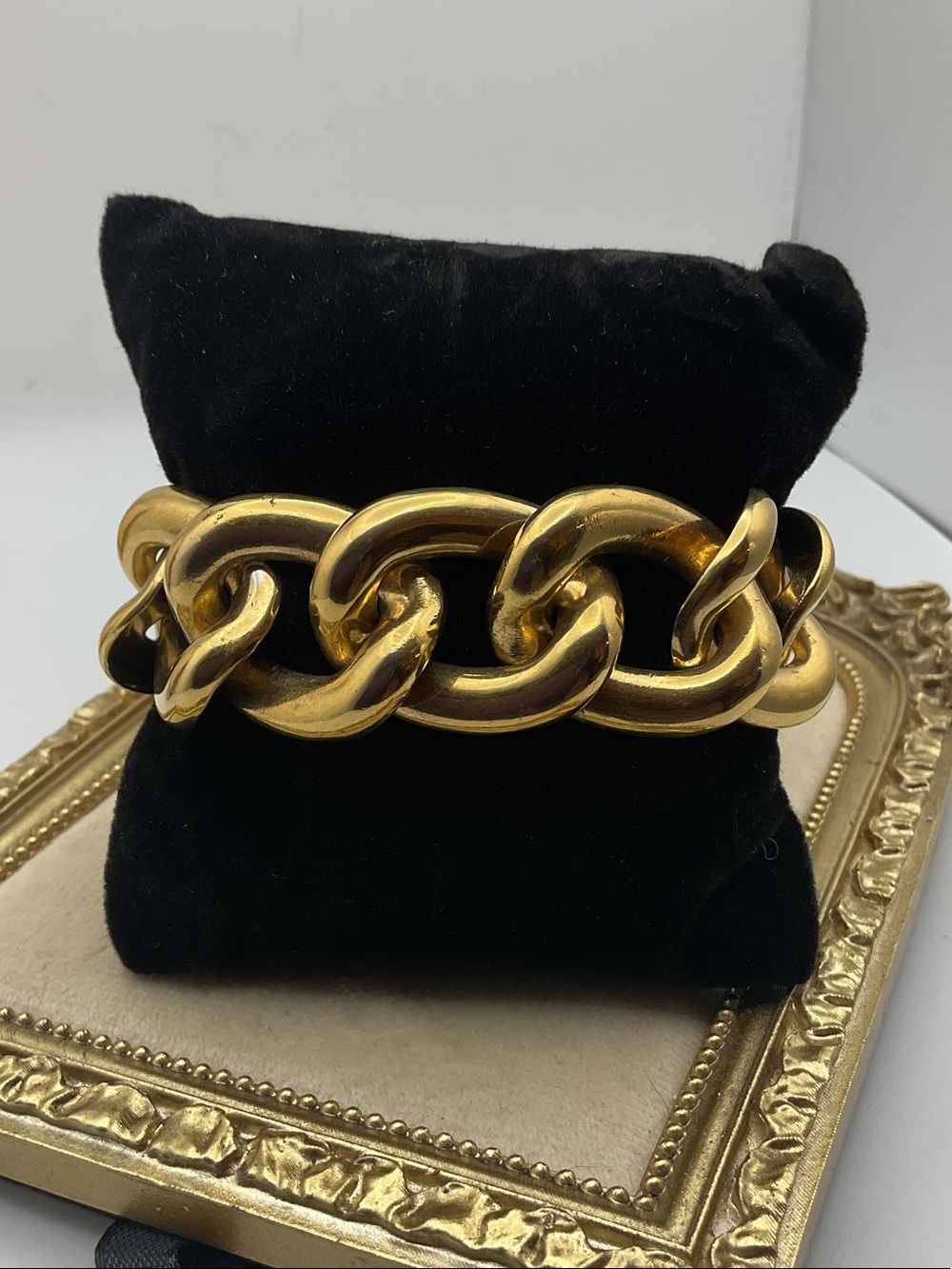 Napier Polished Gold-Tone Chunky Link Bracelet